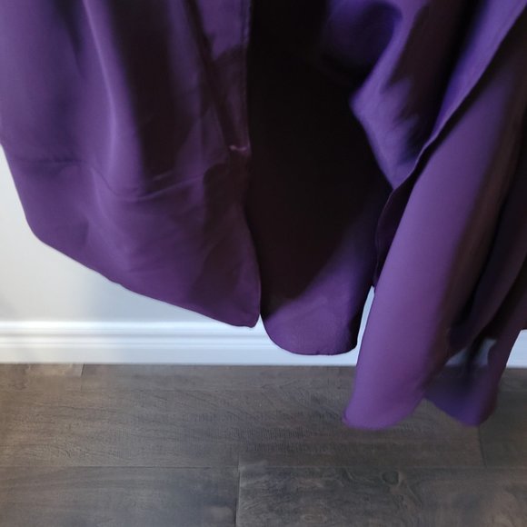 VitShoulder Full Length Purple Gown Says size 6 fits more like a 4 ! - Picture 10 of 15
